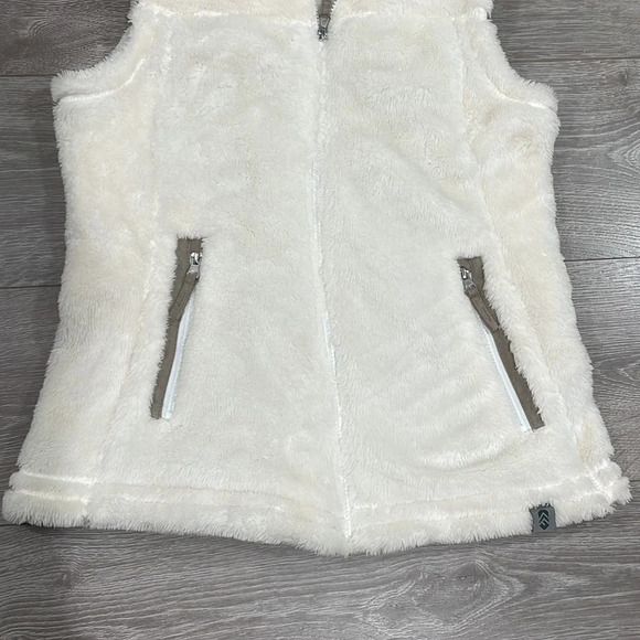 Free Country Alpine Butter Pile Vest Faux Fur White S - Picture 13 of 16